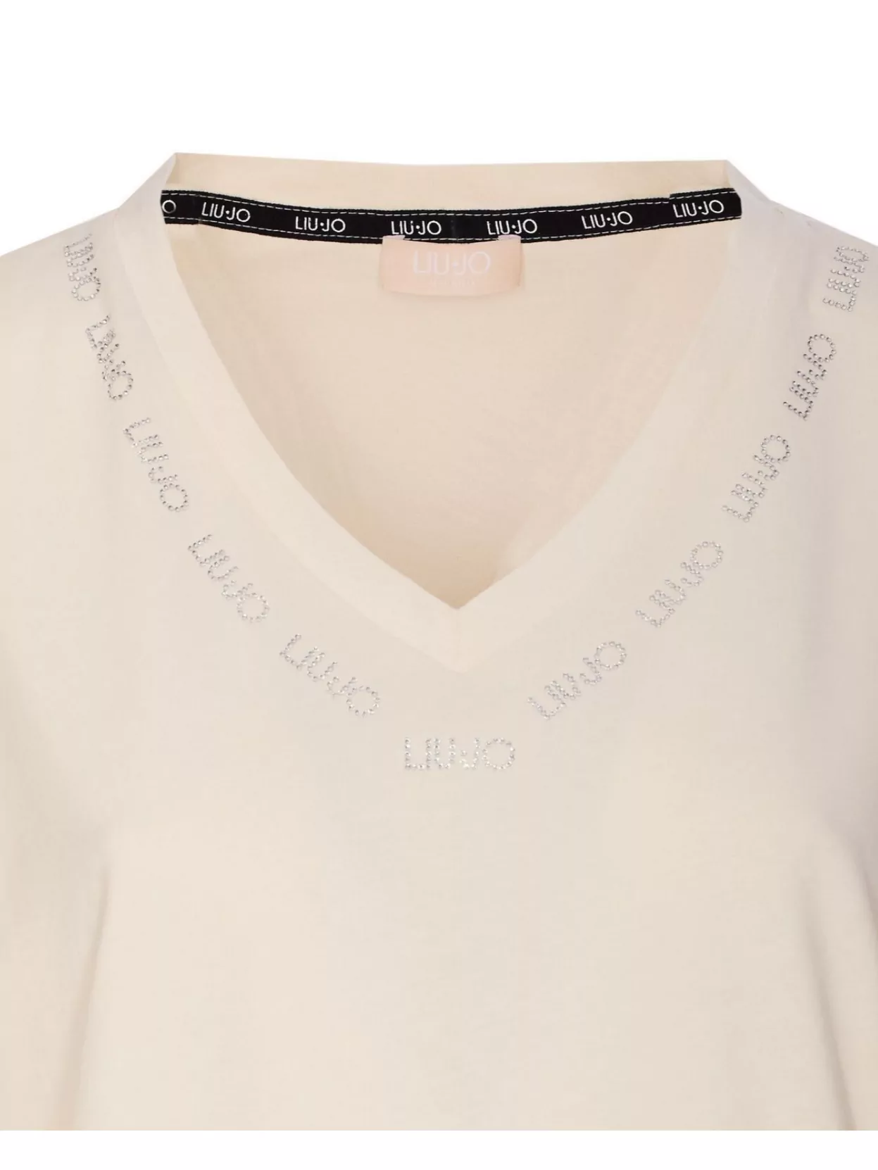 Liu •jo V-neck Short Sleeves T-shirt