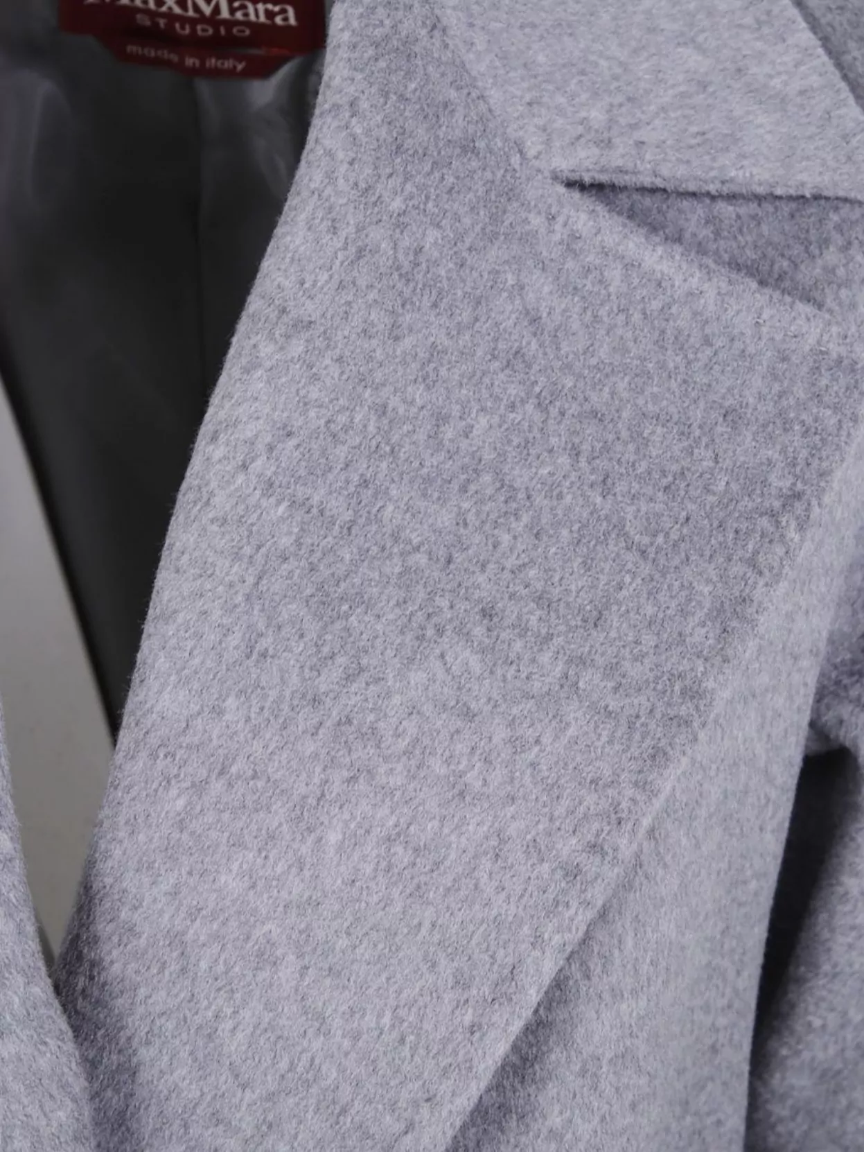 S Max Mara Waist Belted Long Sleeve Coat