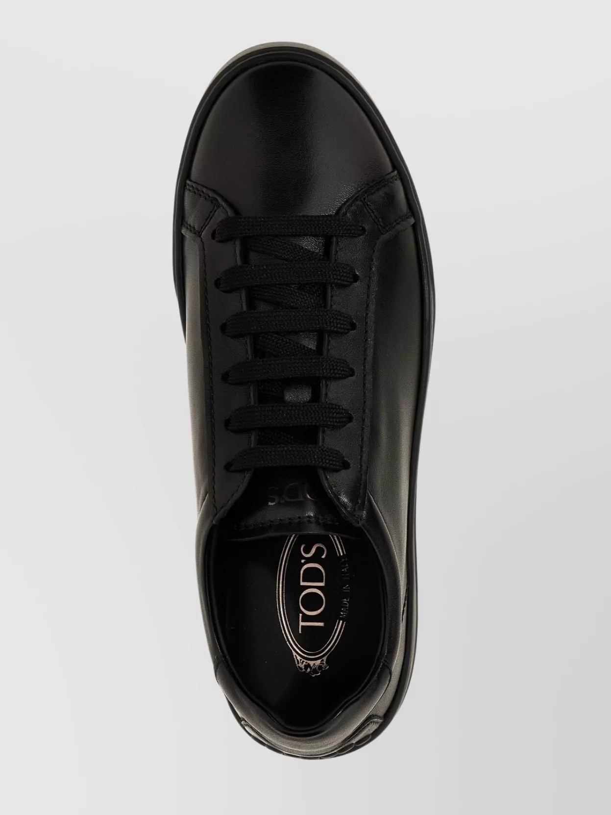 Tod's Low-Top Leather Sneakers Round Toe