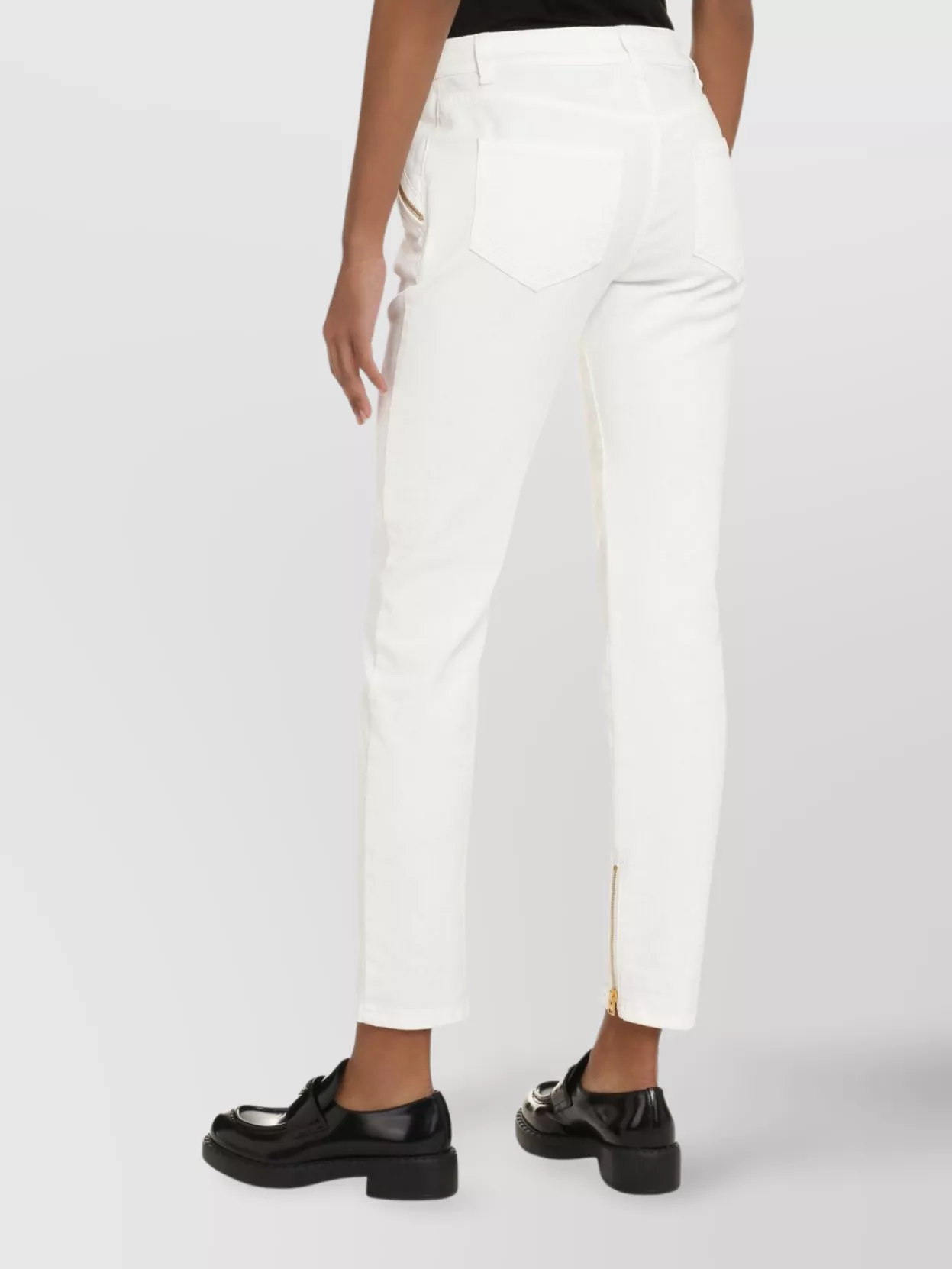Shop Tom Ford High-rise Skinny Jeans With Ankle Zippers