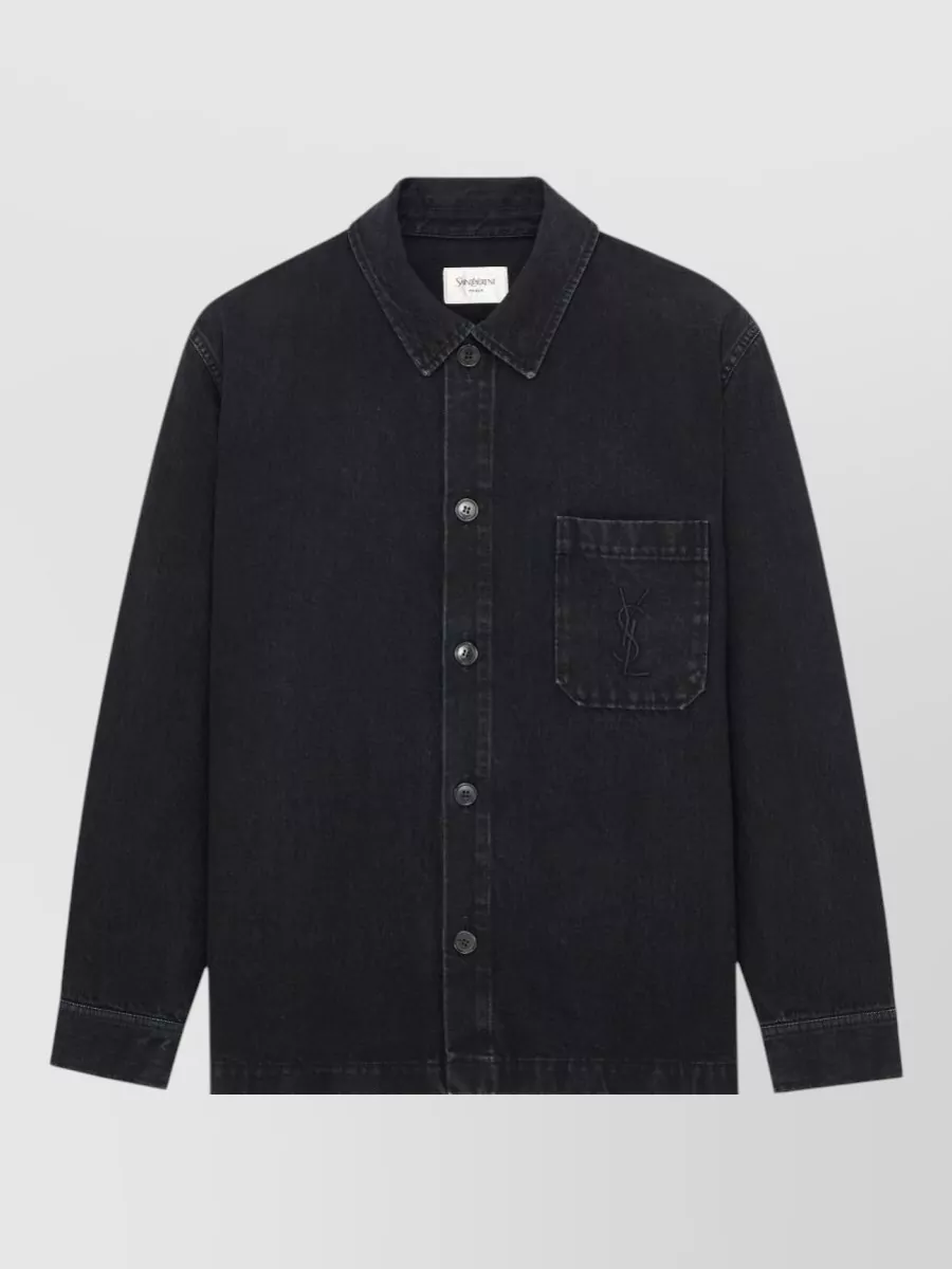Saint Laurent denim overshirt