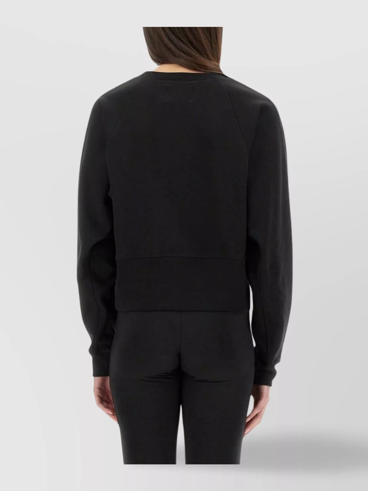 Shop Vivienne Westwood Cropped Sweatshirt "stencil Orb"