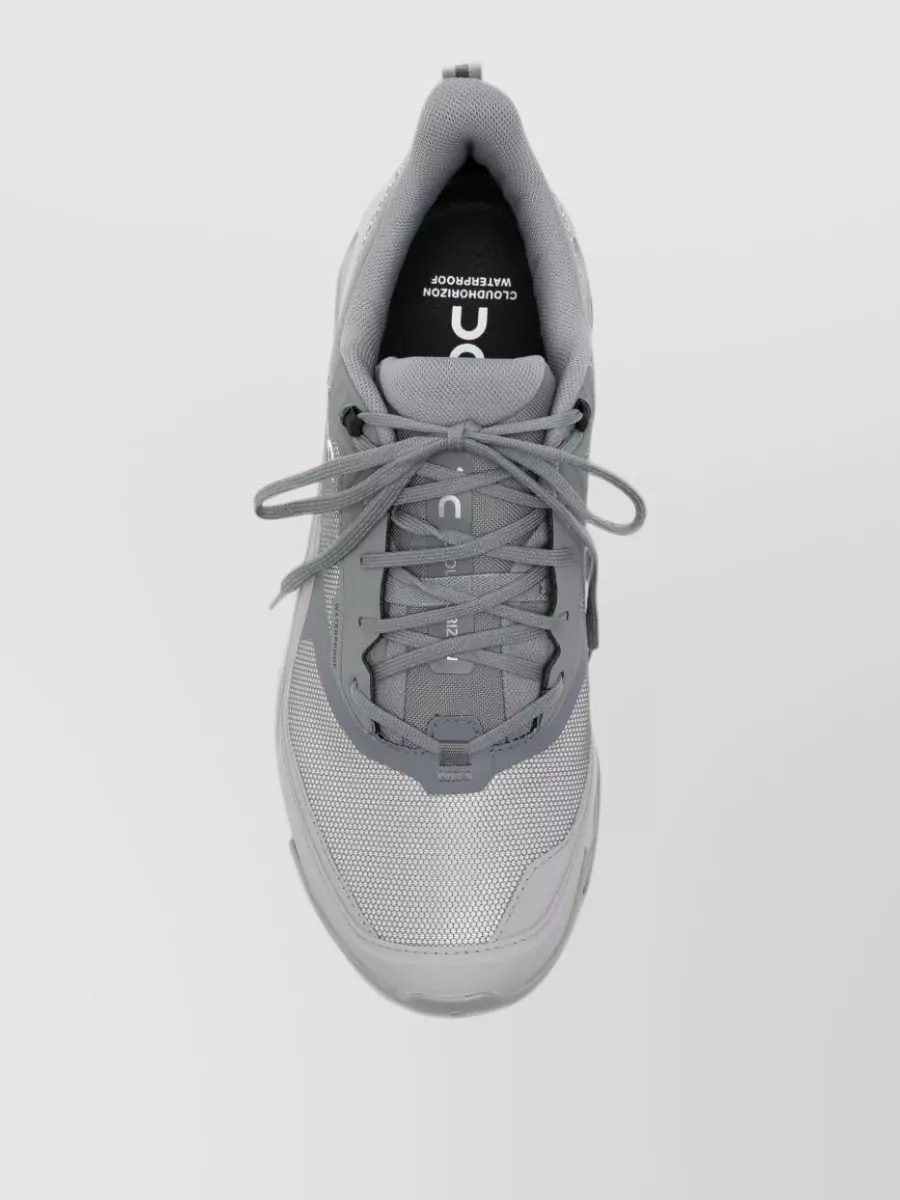 On Running Rubber Logo Print Low-Top Sneakers