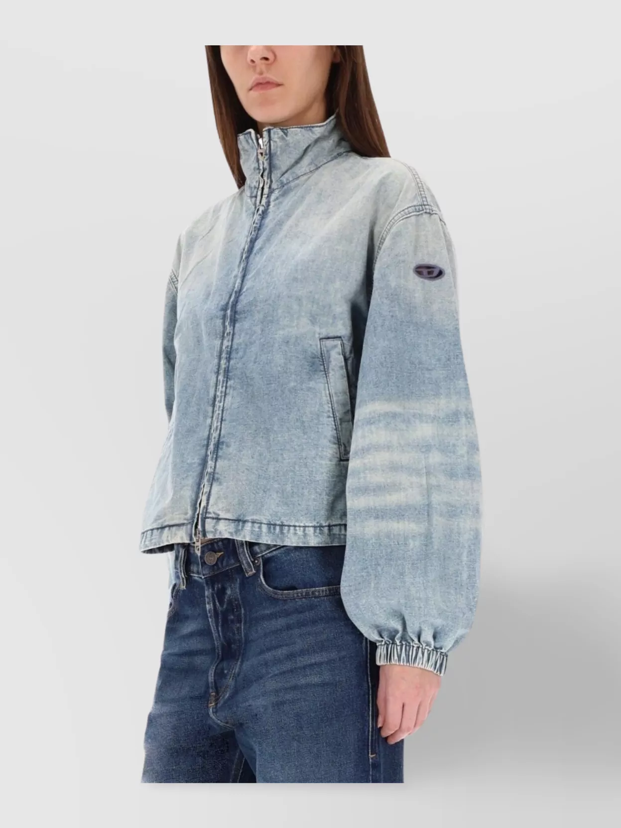 Diesel High Collar Long Sleeve Jacket