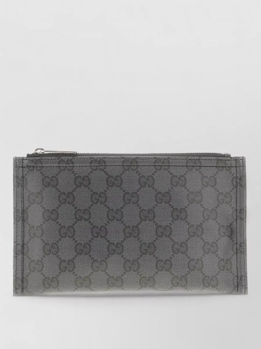 Gucci leather clutch bag