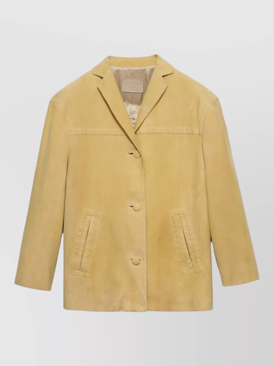 Prada Single Breasted Coat