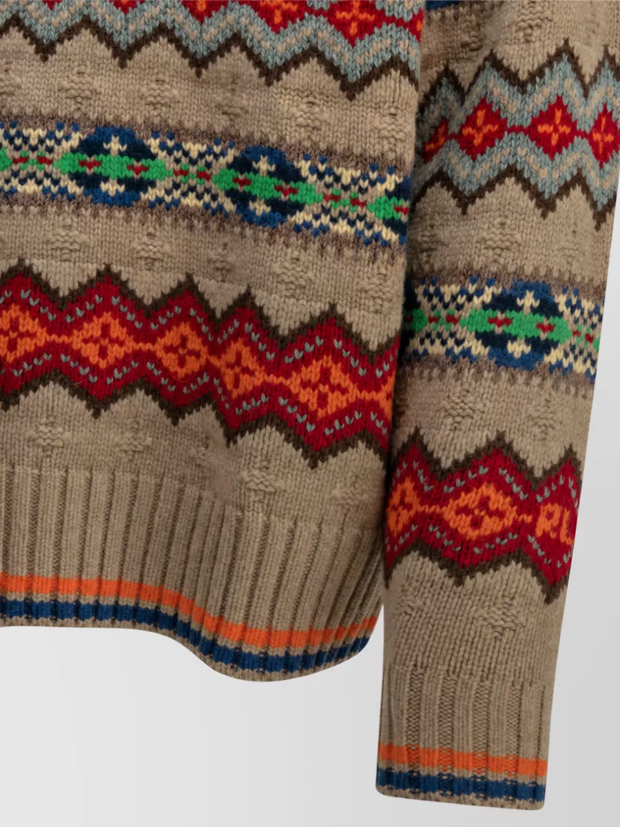 Polo Ralph Lauren Wool Fair Isle Polo Sweater