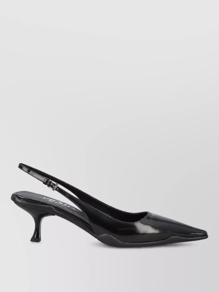 Prada Leather Slingback Pumps