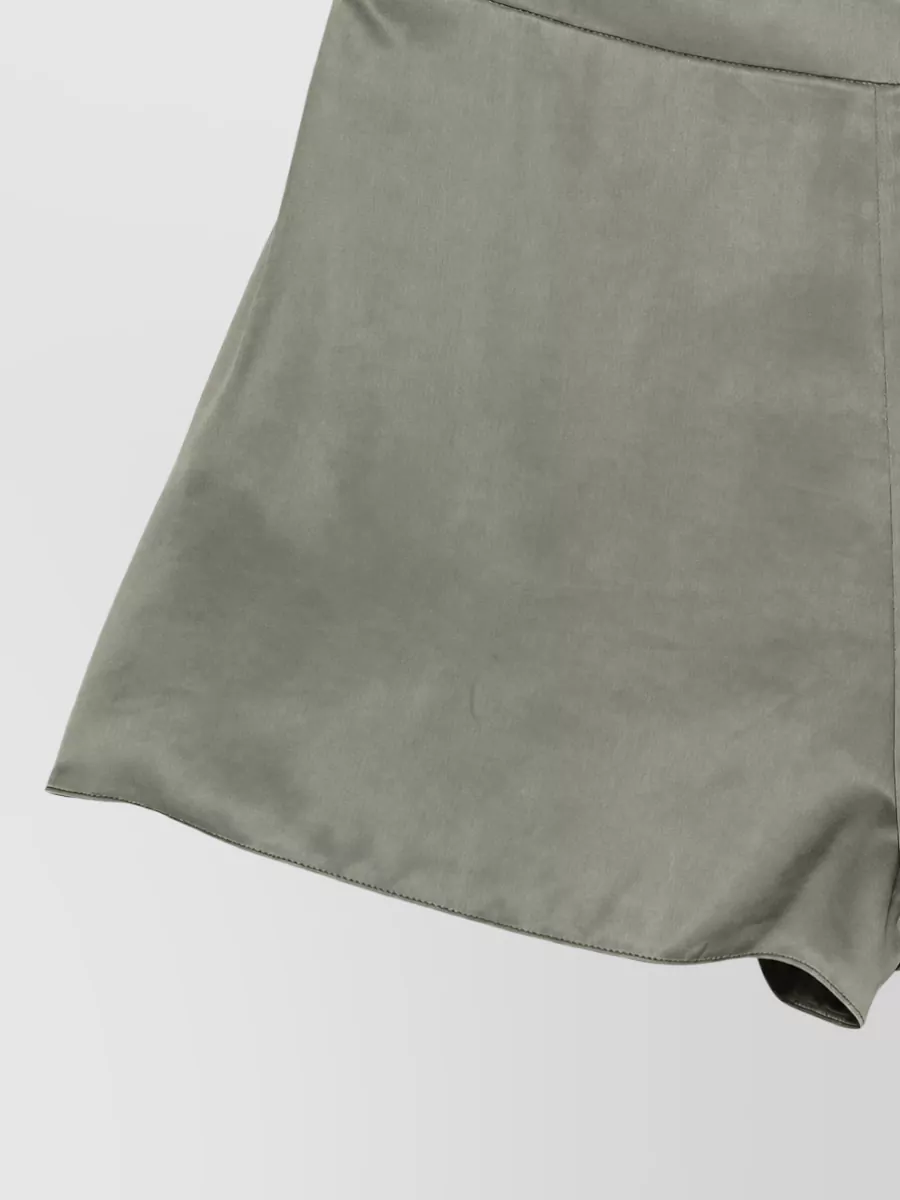 Emporio Armani high-rise straight mini shorts