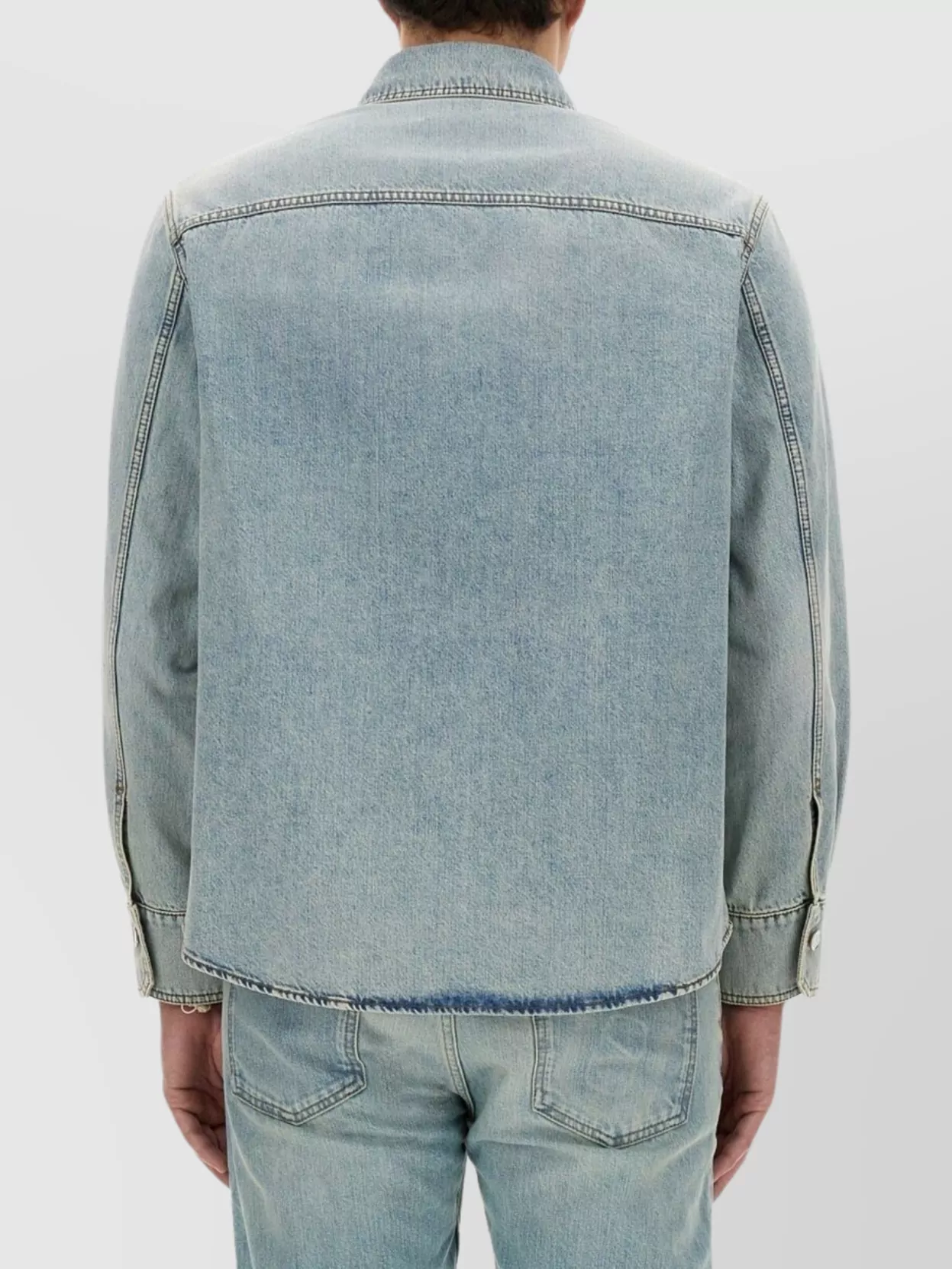 Valentino Denim Shirt Pockets Chest