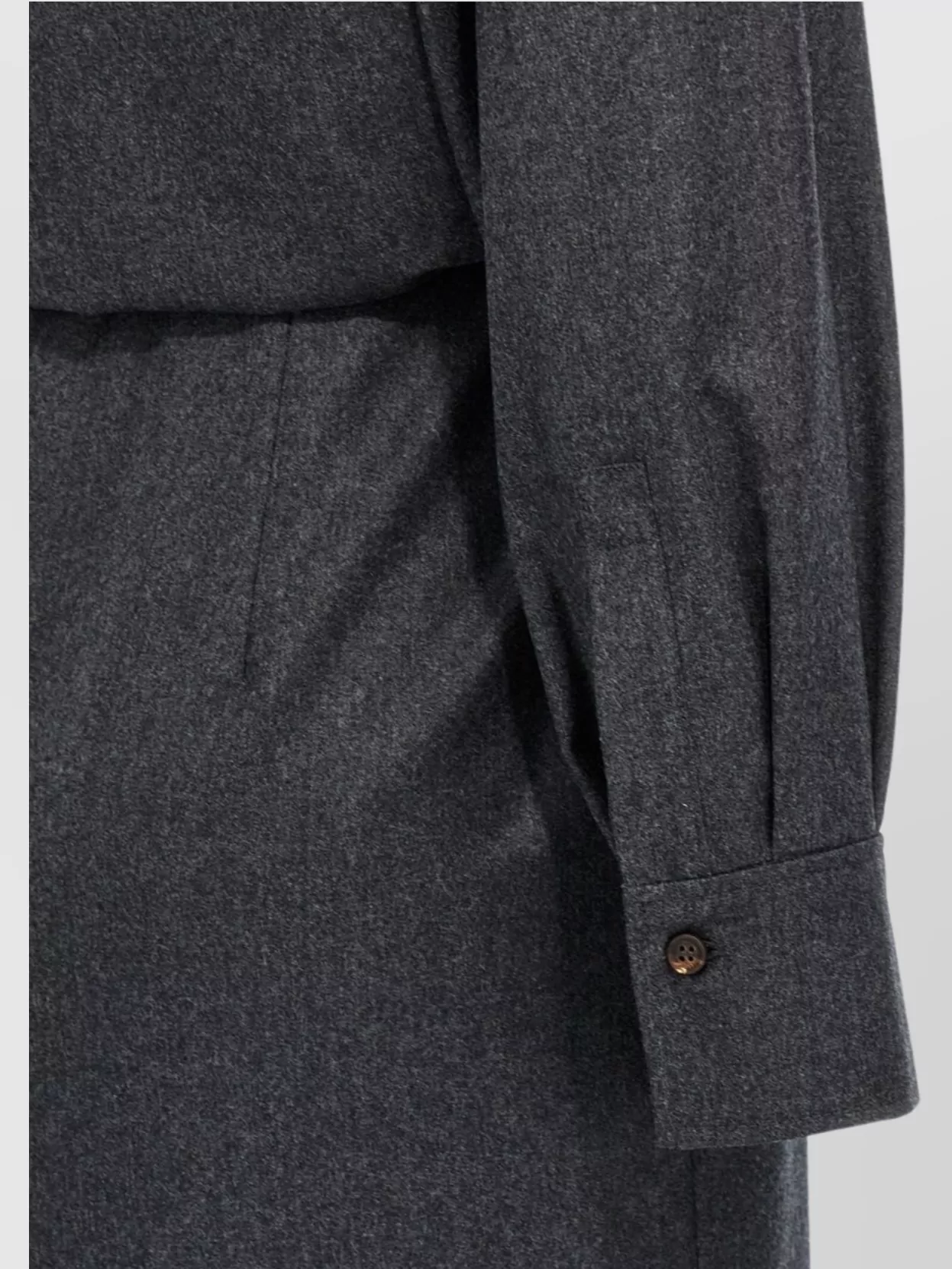 Brunello Cucinelli Wrap Dress Shirt Belted Waist