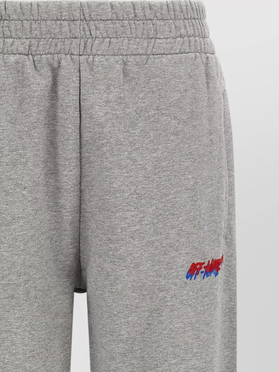 Off-White Joggers Featuring Logo Detail And Embroidery