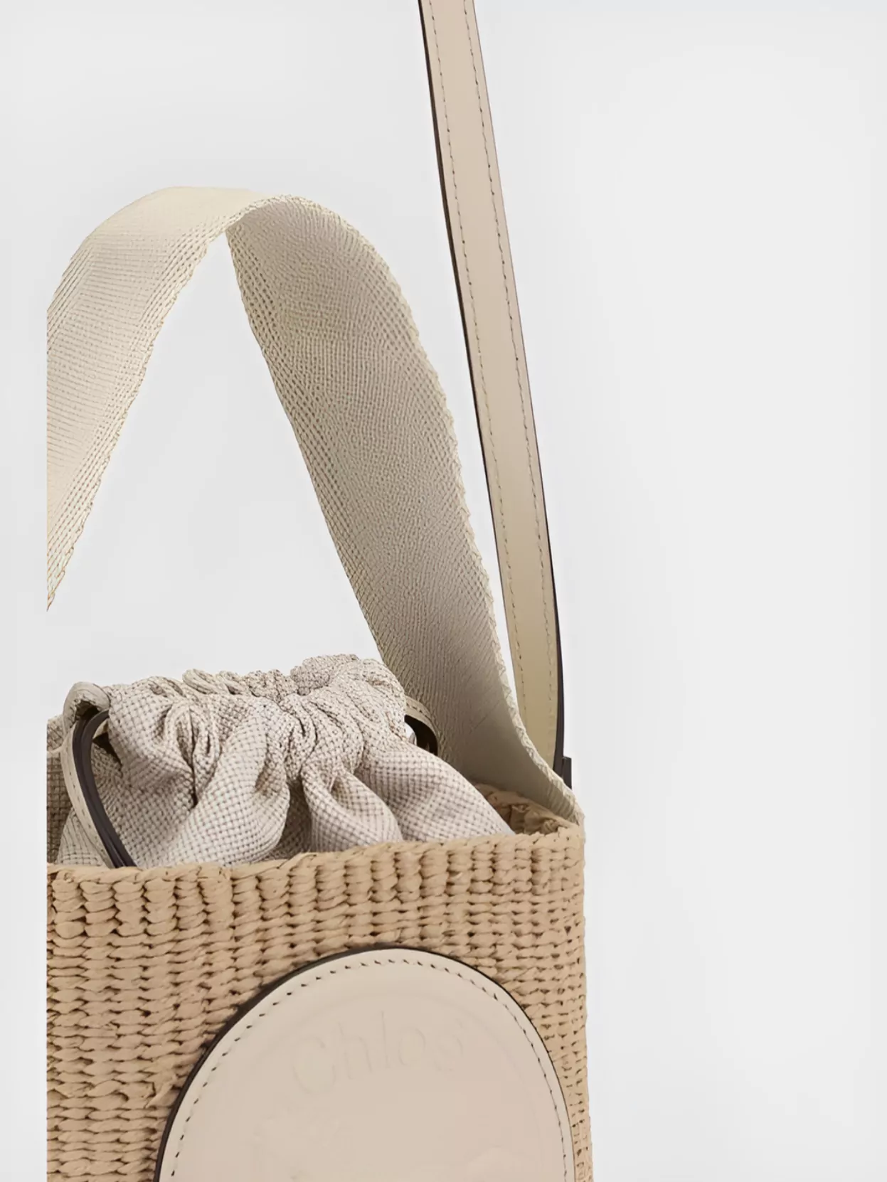 Chloé Versatile Shoulder Bag Woven Texture