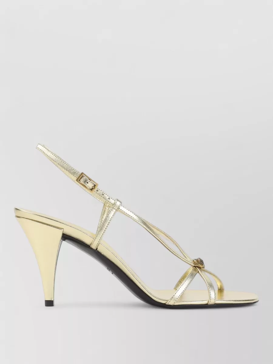Versace Leather Slingback Sandals