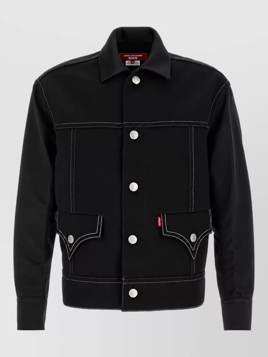 Junya Watanabe Wool single breasted coat