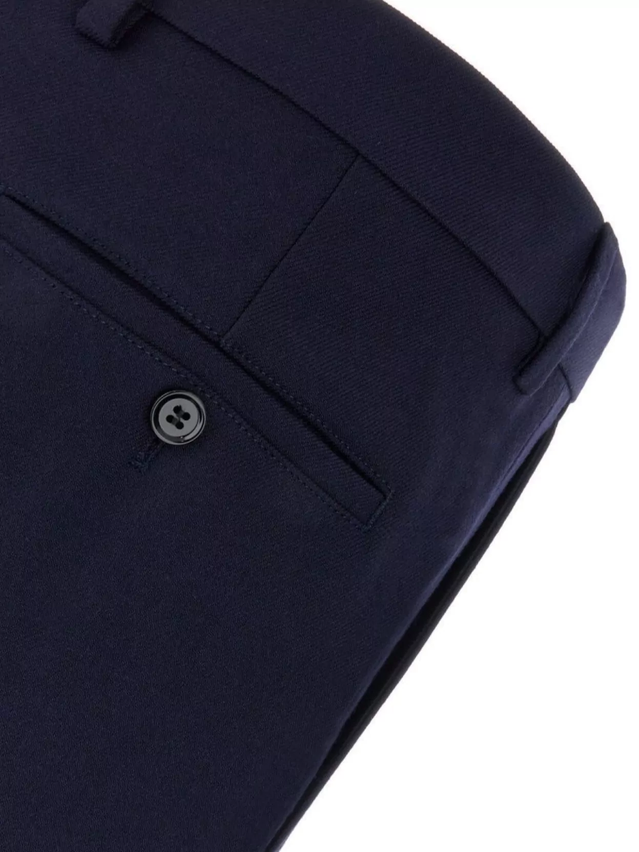 AMI ALEXANDRE MATTIUSSI WOOL TROUSERS WITH BELT LOOPS AND STRAIGHT LEG
