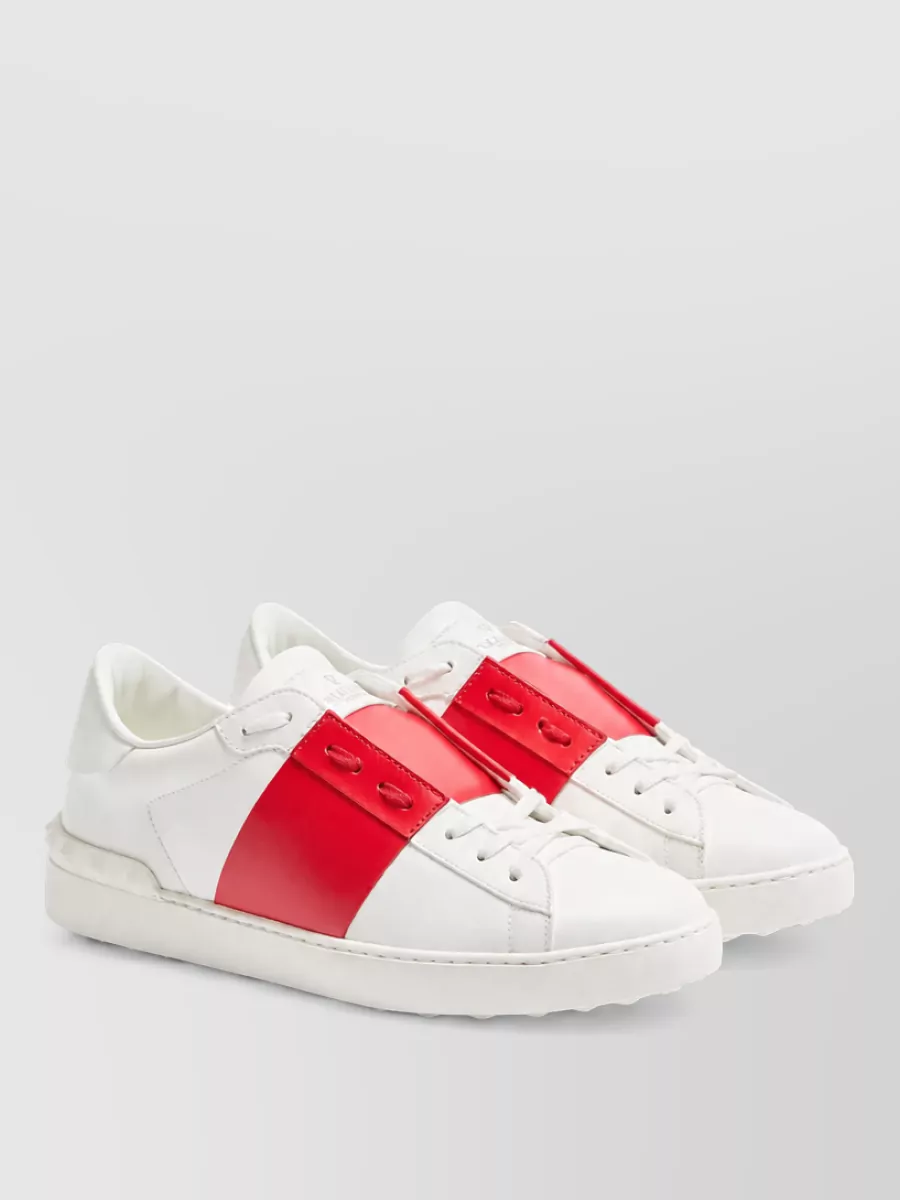 Valentino leather low-top sneakers