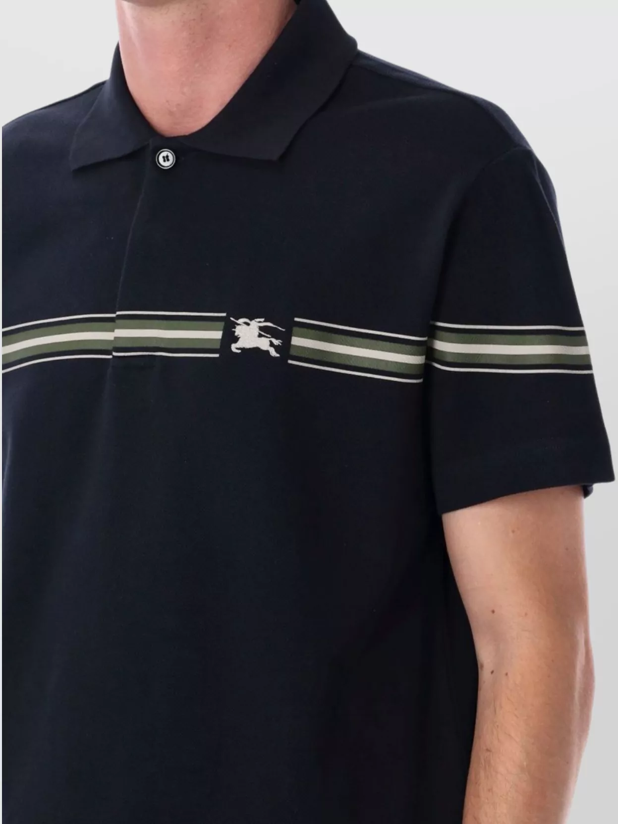 Burberry Polo Shirt Striped Short Sleeves