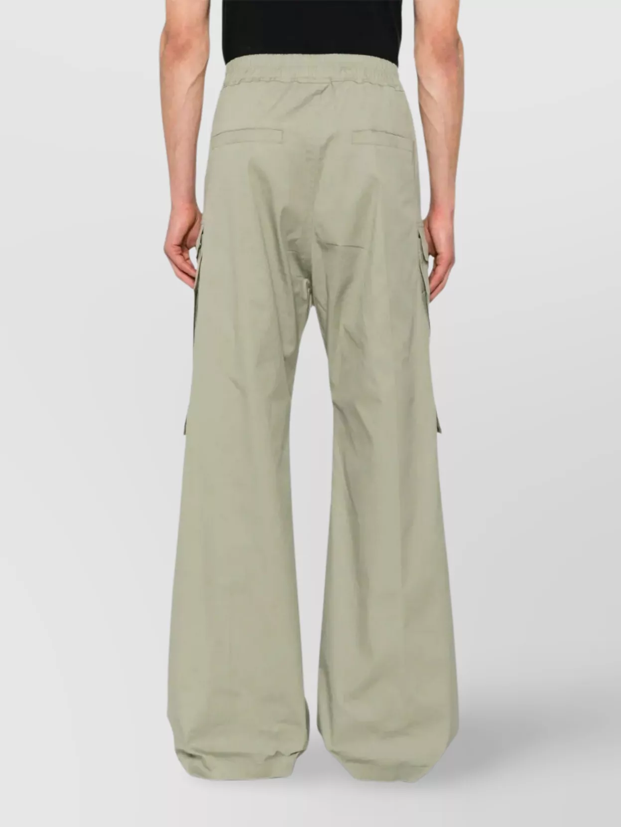 Rick Owens Cargo Trousers Drawstring In Green
