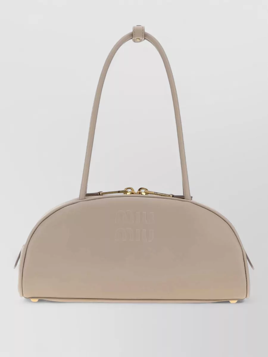 Miu Miu beau leather clutch bag
