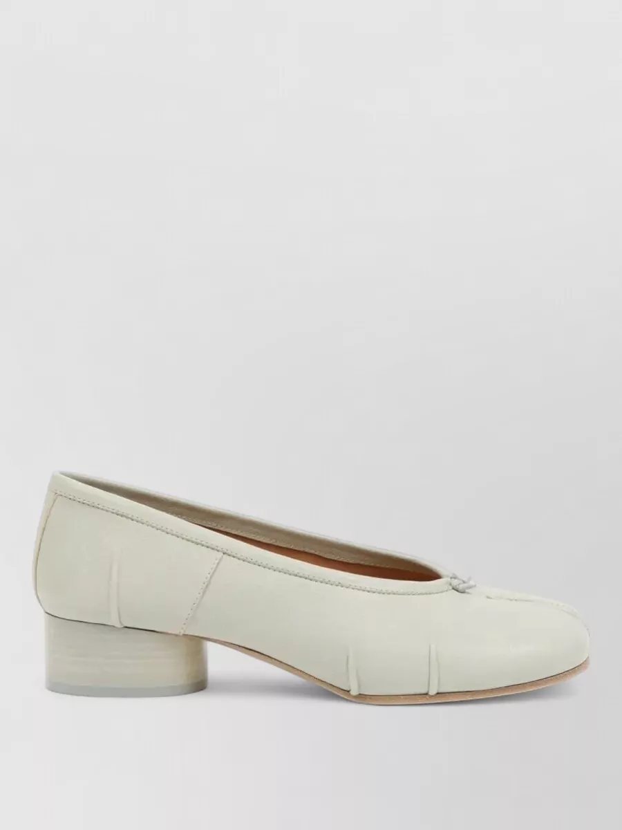 Maison Margiela Leather Tabi Ballerina Pumps