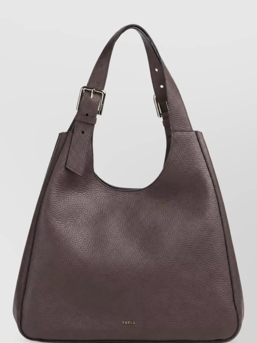 Furla Large Leather Shoulder Bag