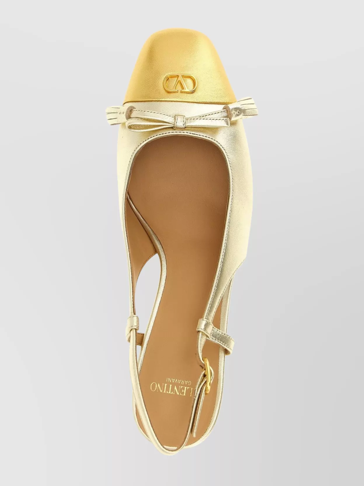 Valentino Slingback Pumps With Bow And Block Heel In Multi