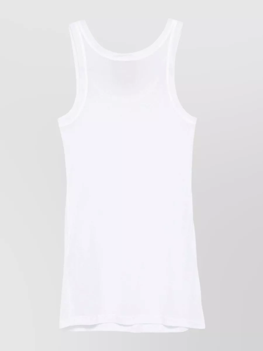 Semicouture Sleeveless Scoop Neck Tank Top