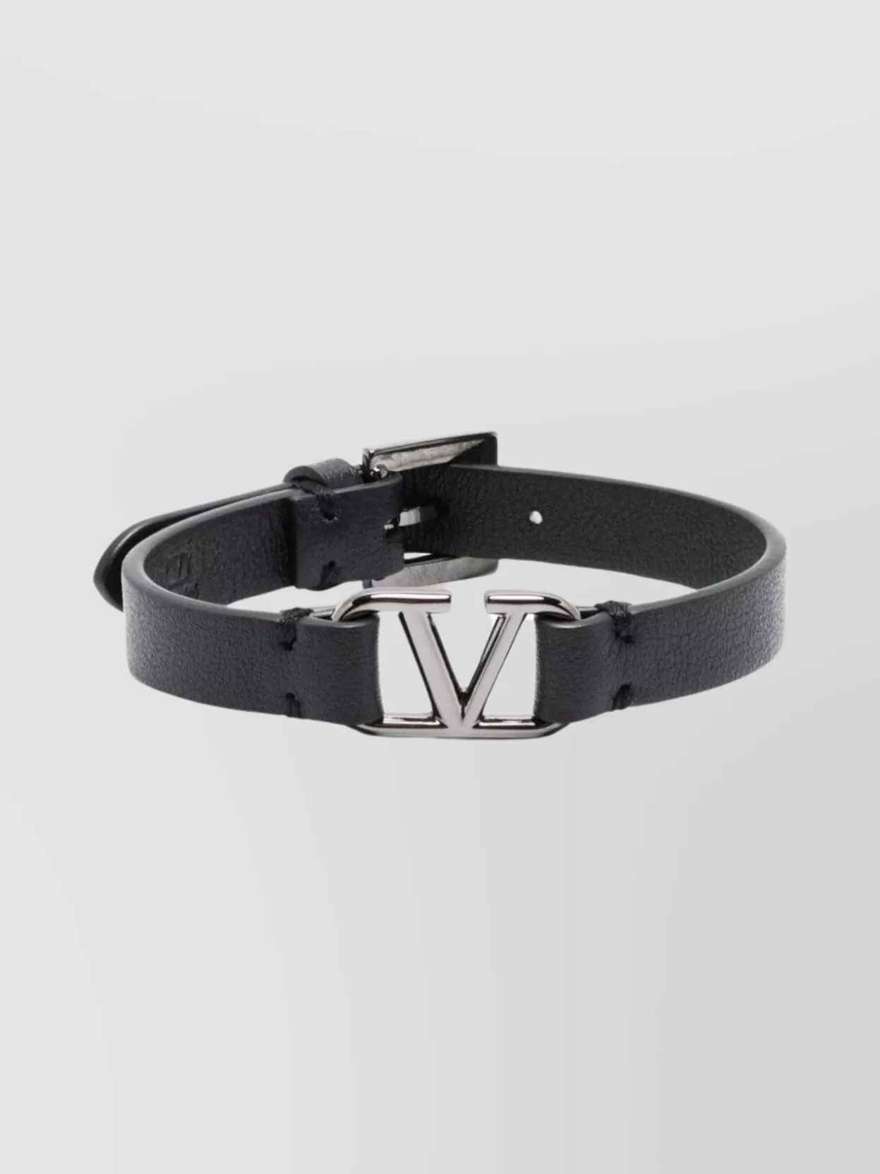 Shop Valentino Adjustable Logo Strap Necklace