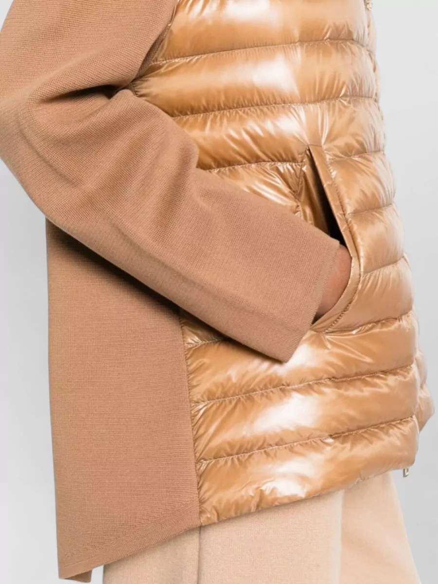 Herno Hooded Down Jacket Long Sleeves Pockets