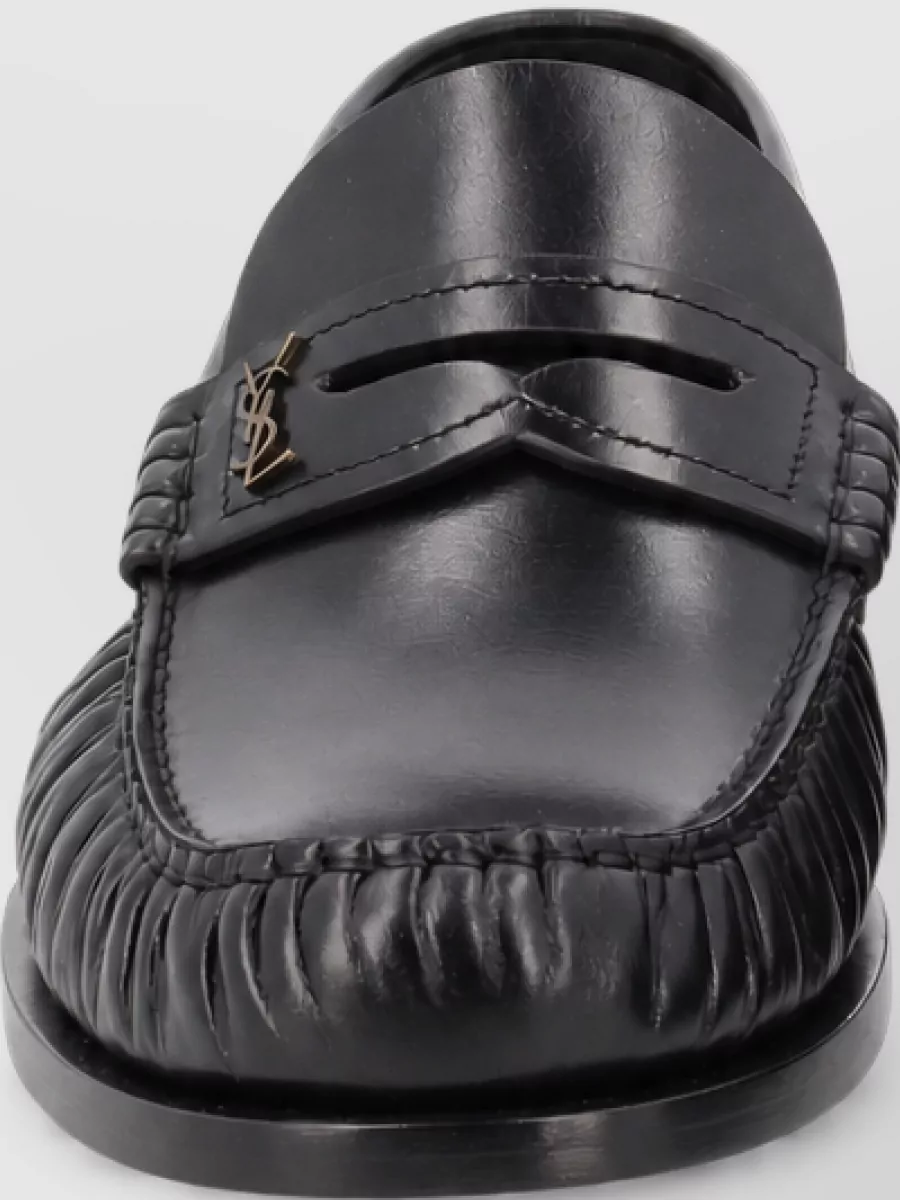 Saint Laurent Leather Laurent Mules