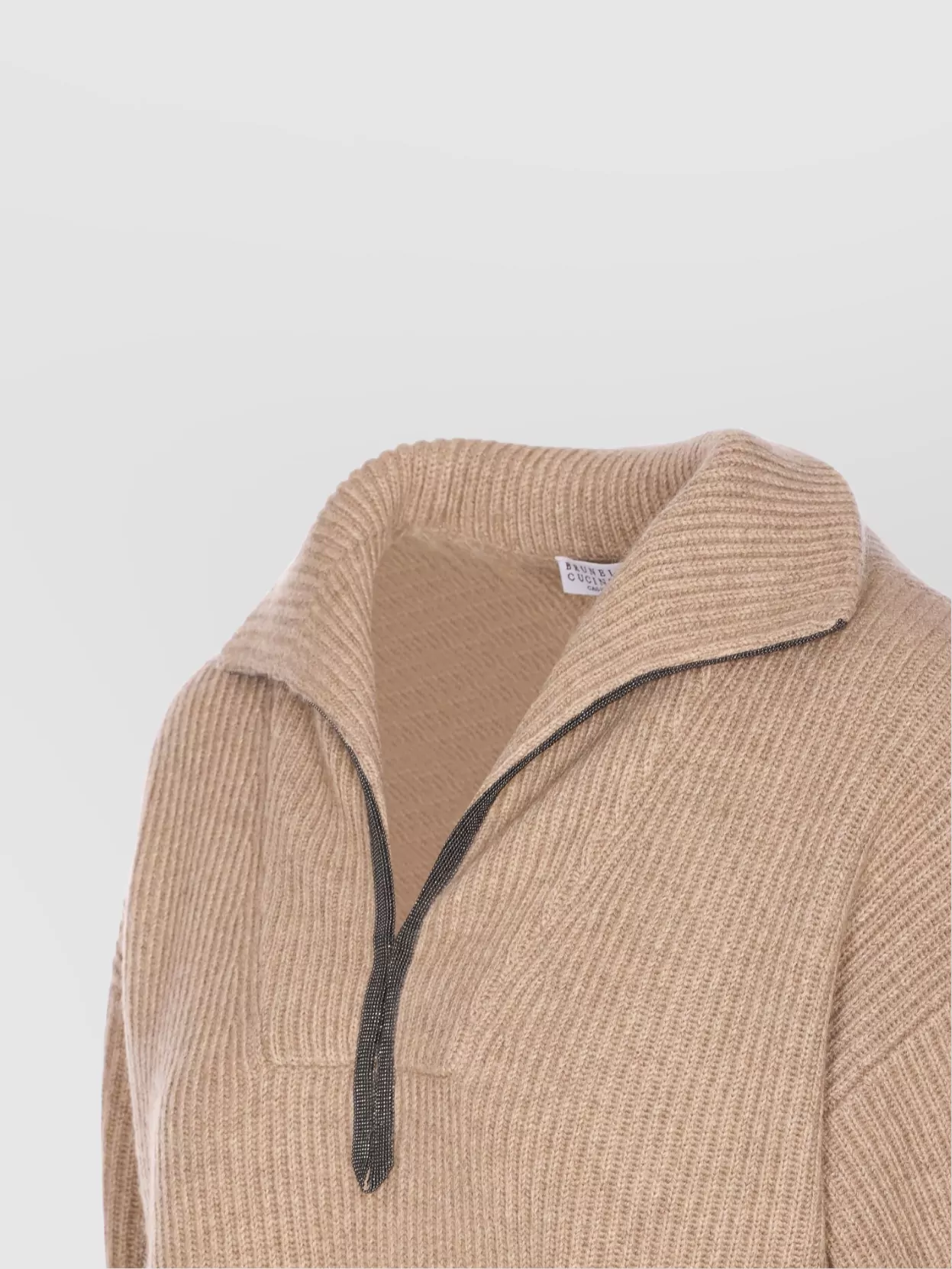 Brunello Cucinelli Knitwear V-Neck Sweater Drop Shoulder