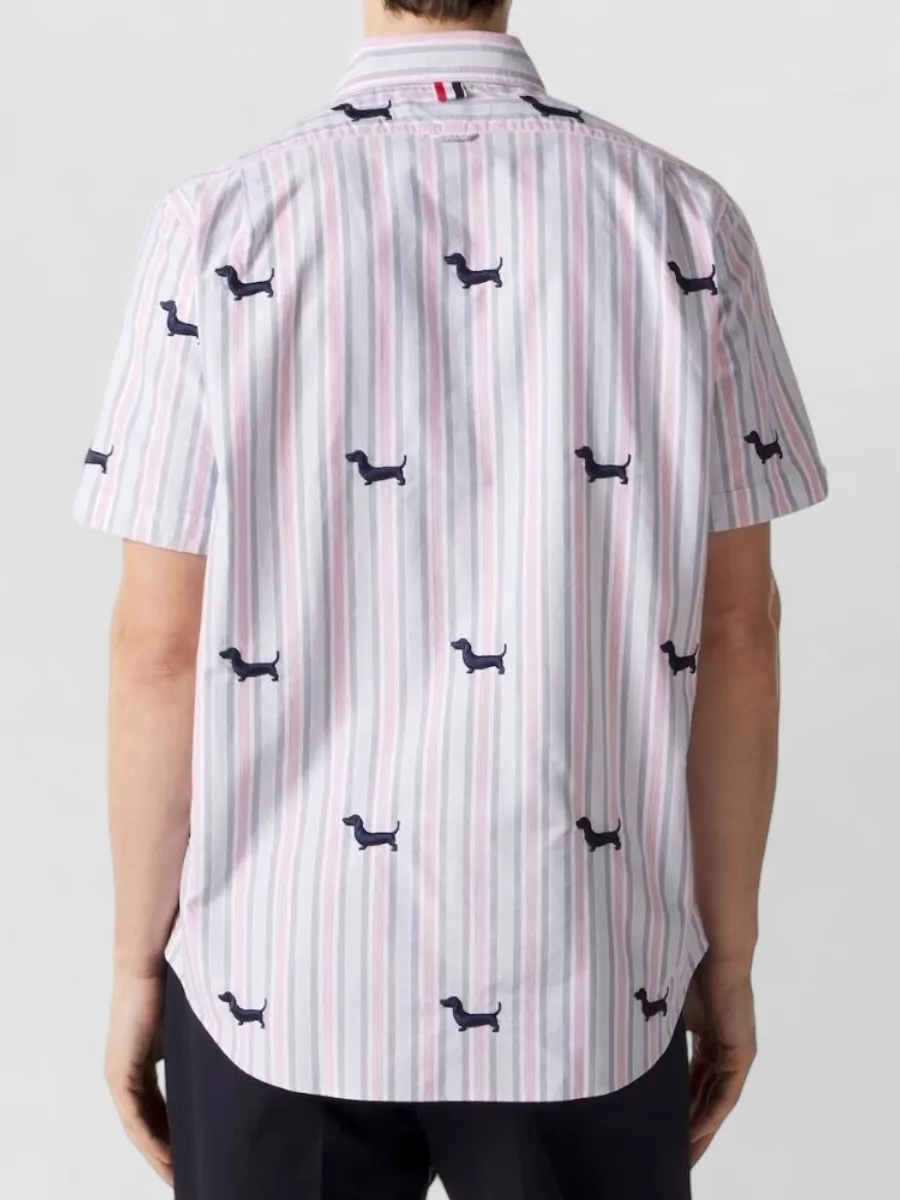 Thom Browne Straight-Fit Short-Sleeve Shirt