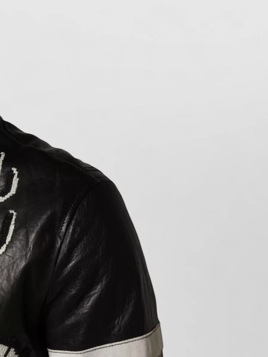 Dolce&Gabbana Leather Biker Jacket