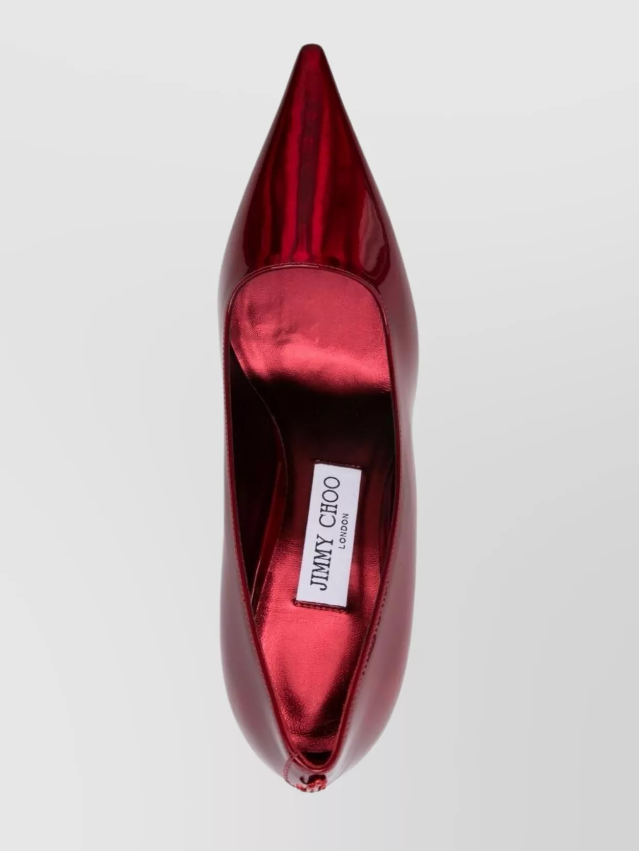 Jimmy Choo Liquid Metal Leather Pumps