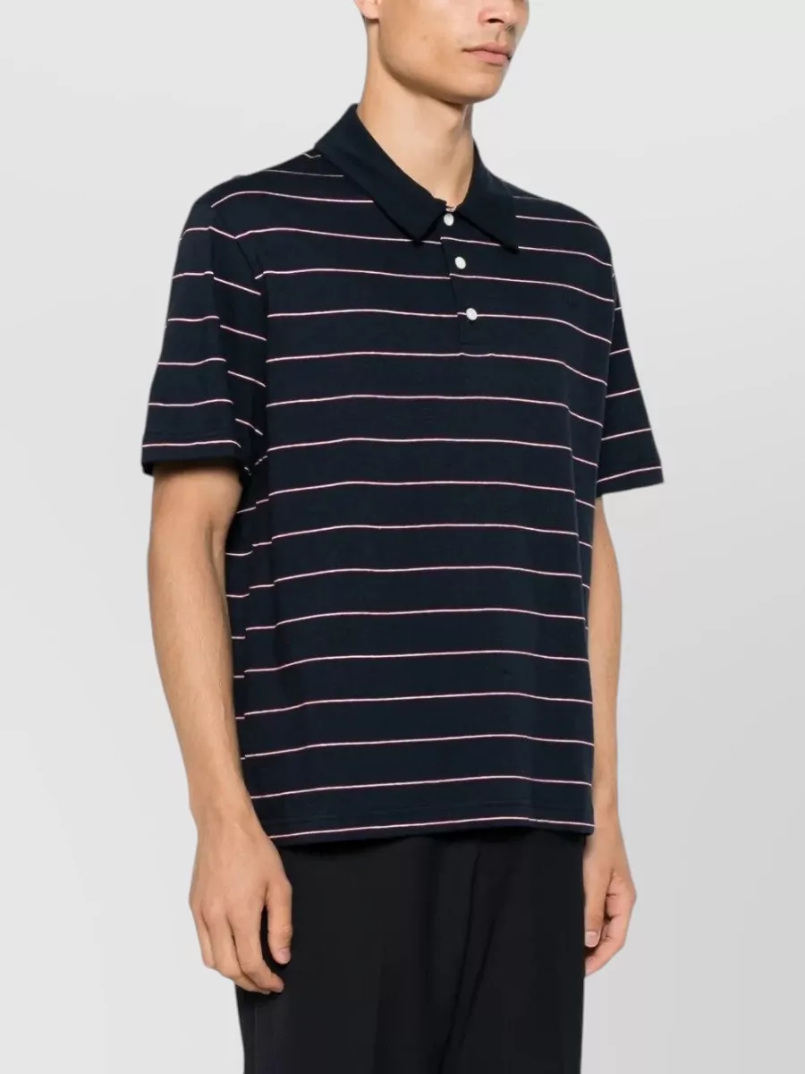 A.p.c. Striped Polo Shirt