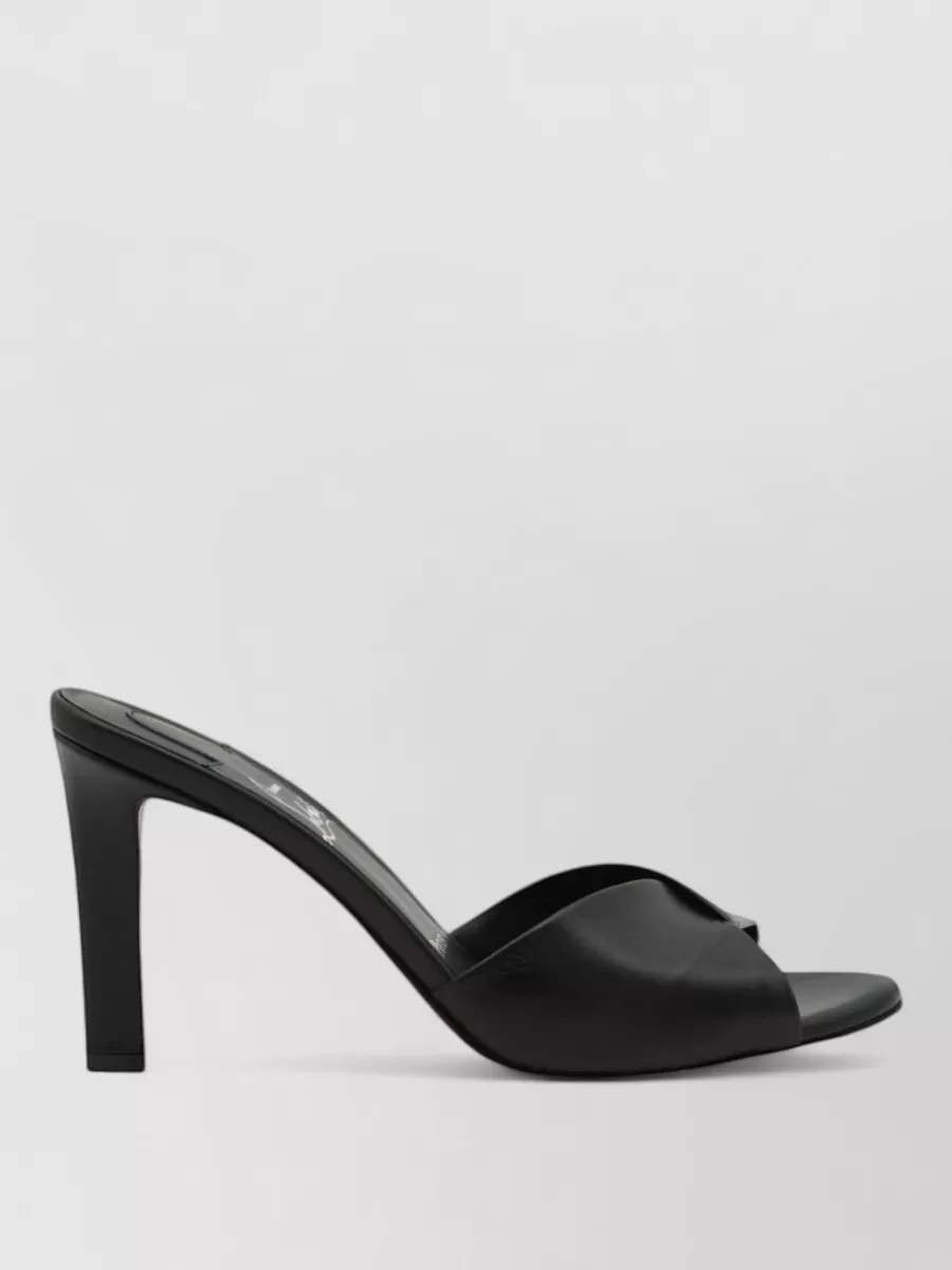 Christian Louboutin Leather Crossover Strap Mules