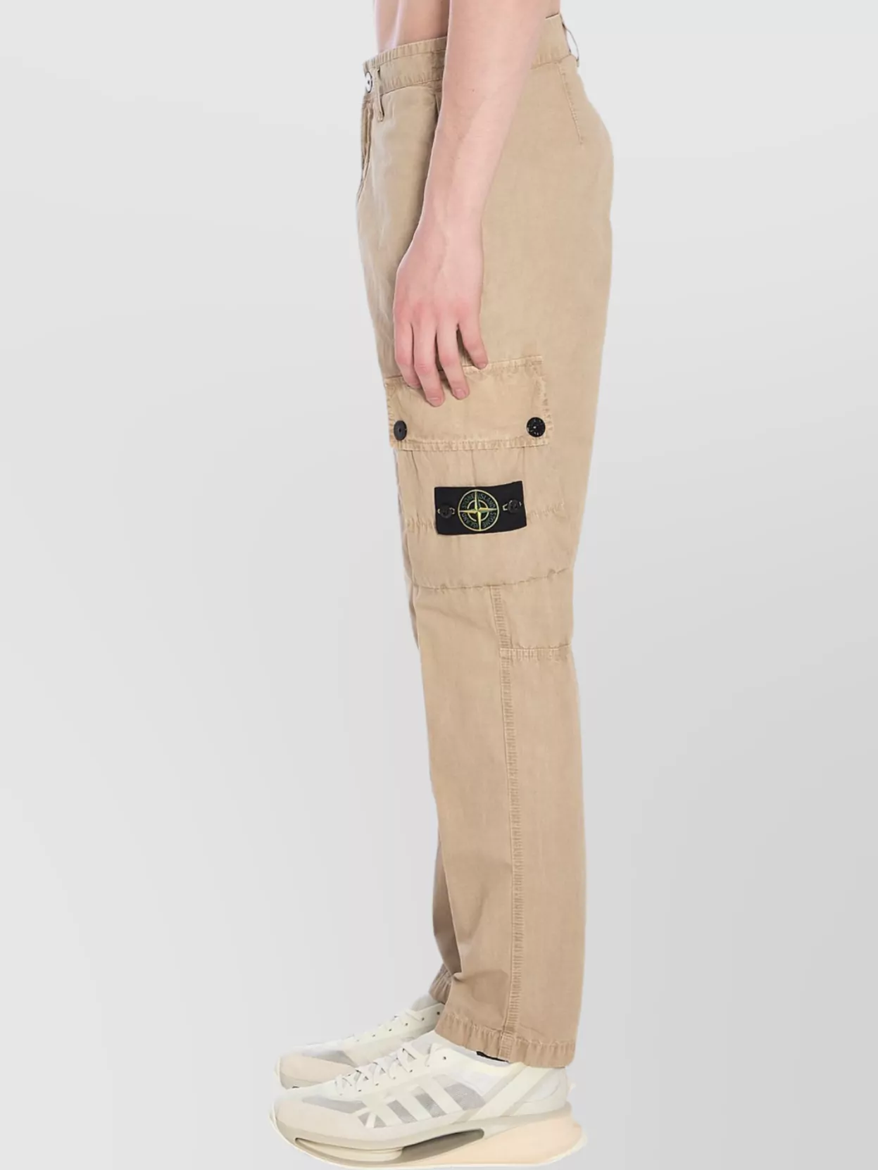 Stone Island Slim-Fit Cargo Pants In Brushed Cotton
