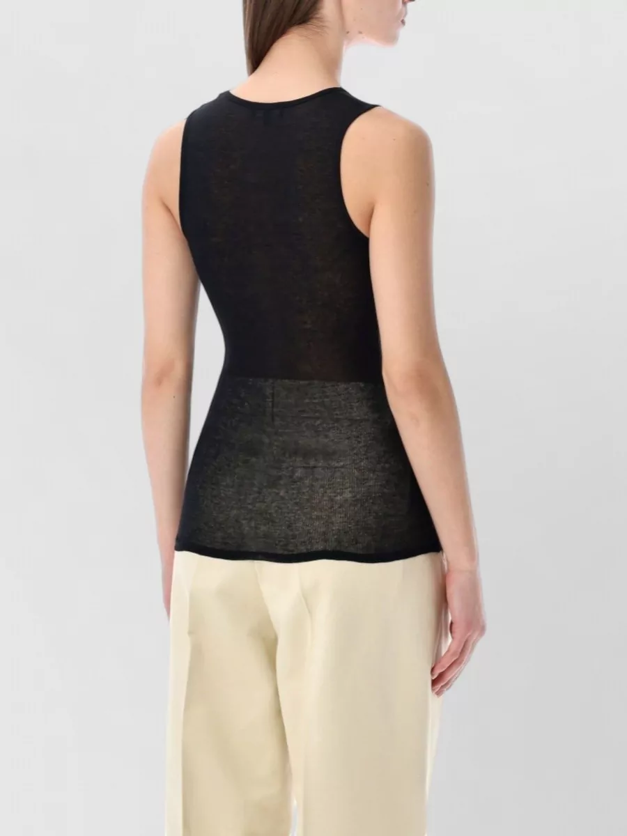 Soeur Ribbed Sleeveless Tank Top