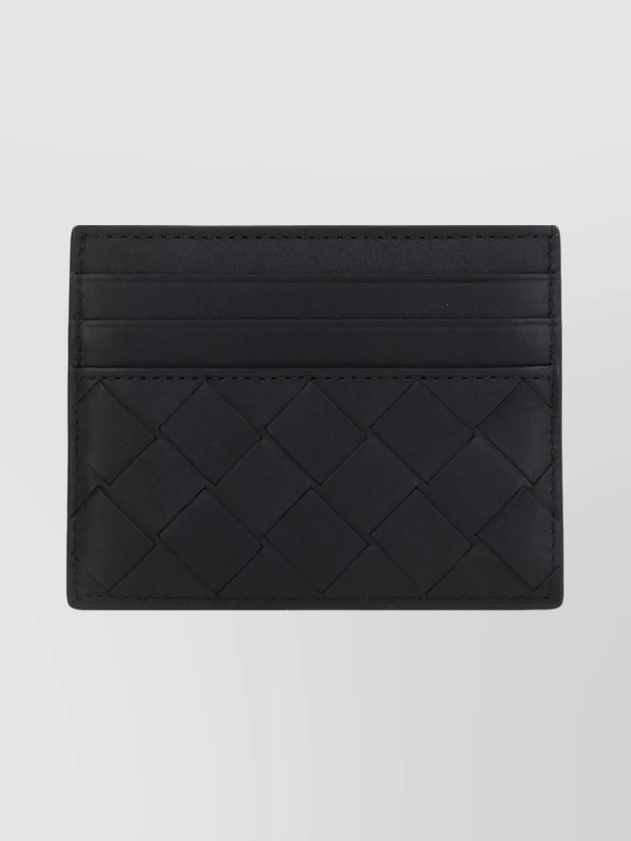 Bottega Veneta Textured Leather Card Holder Compact Design