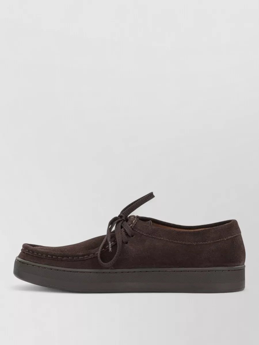Sebago Leather Lace-Up Loafers