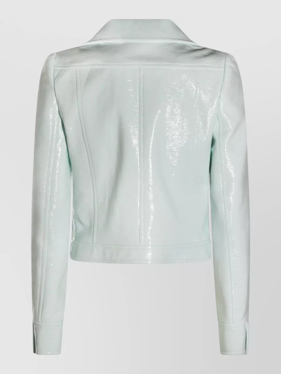 Courrèges Shiny Long Sleeve Casual Style Jacket
