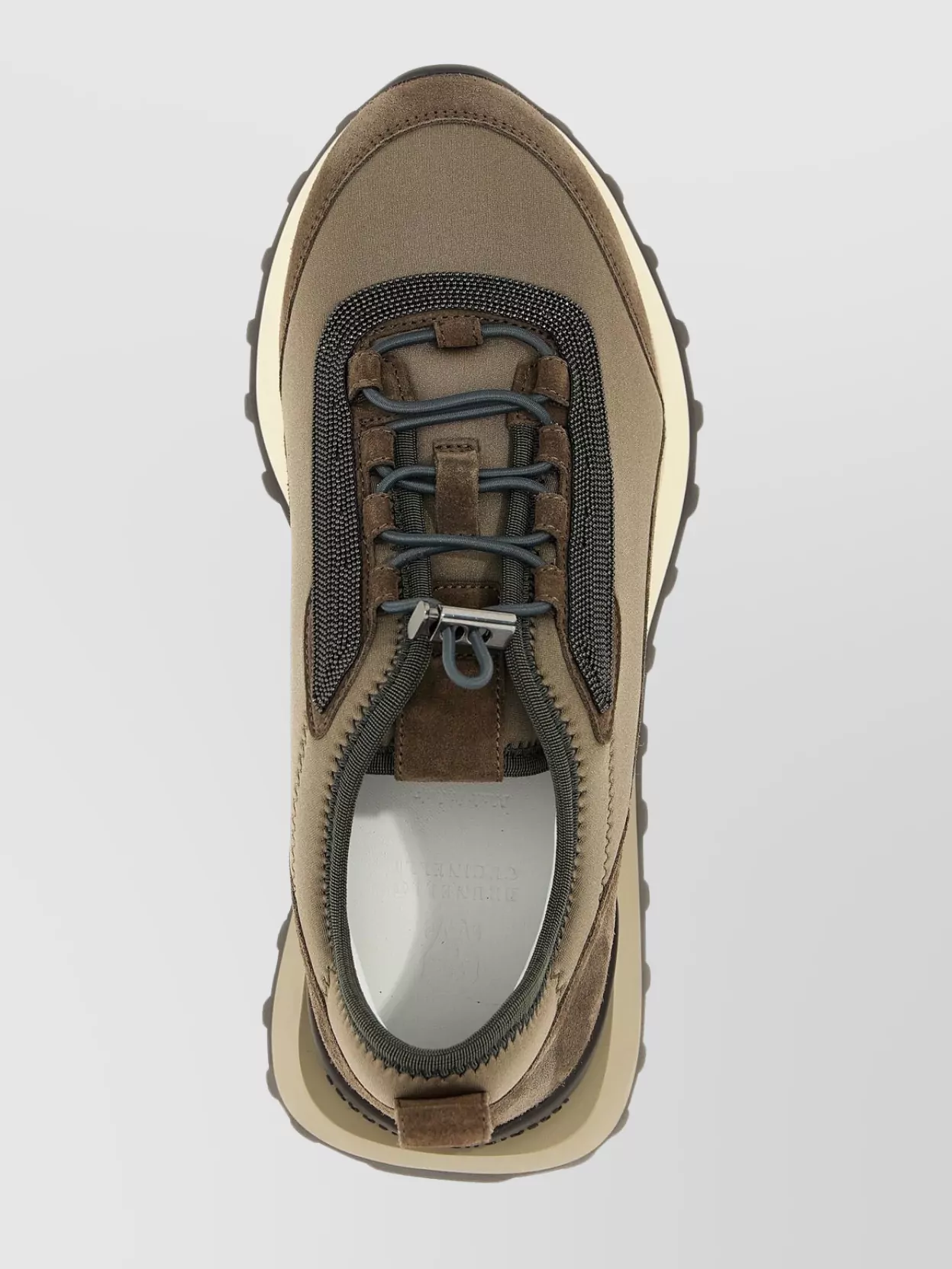 Brunello Cucinelli Streamlined Sneakers With Mesh Panels