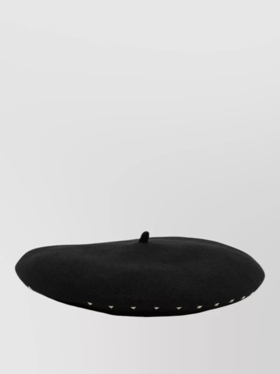 Emporio Armani Logo Basque Hat Round Crown Design