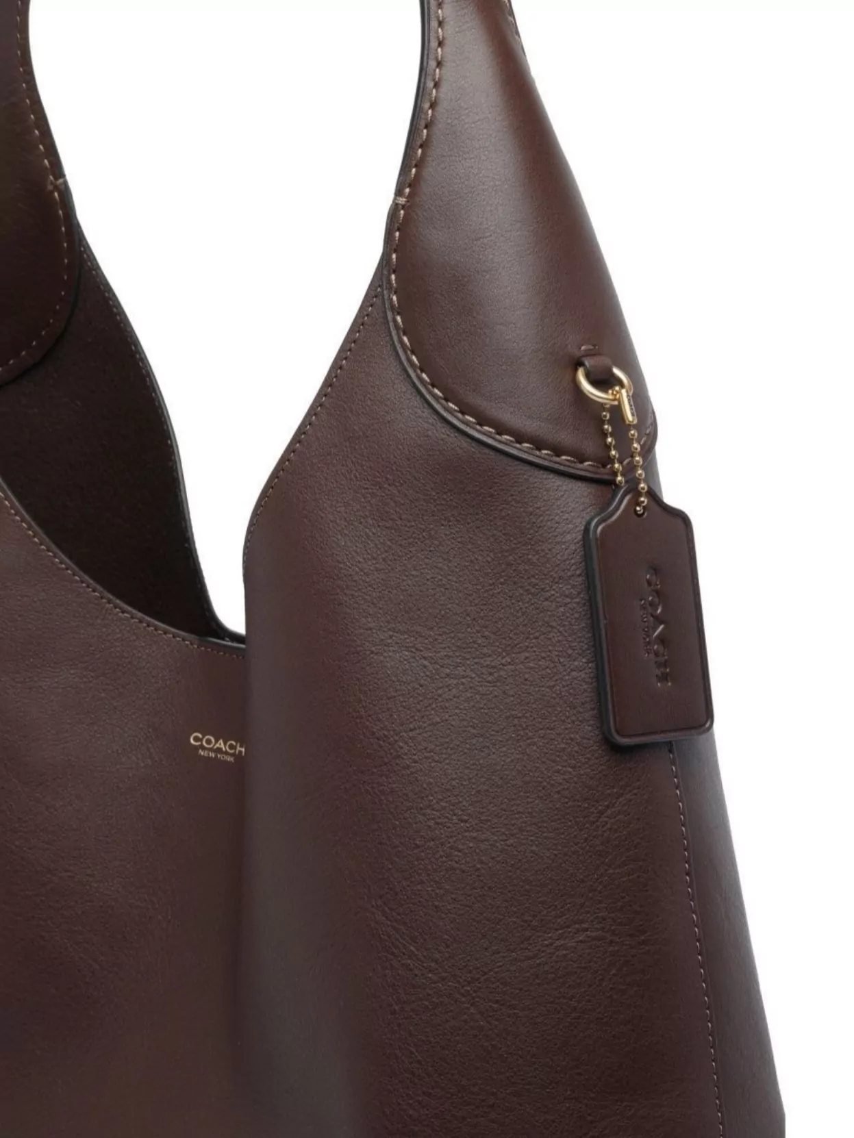 Coach Structured Shoulder Bag Front Pocket