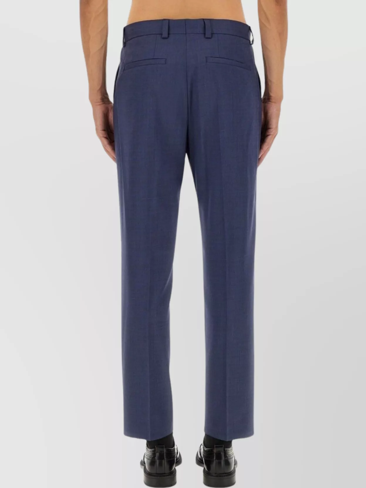 Hugo Tailored Trousers Creased Legs