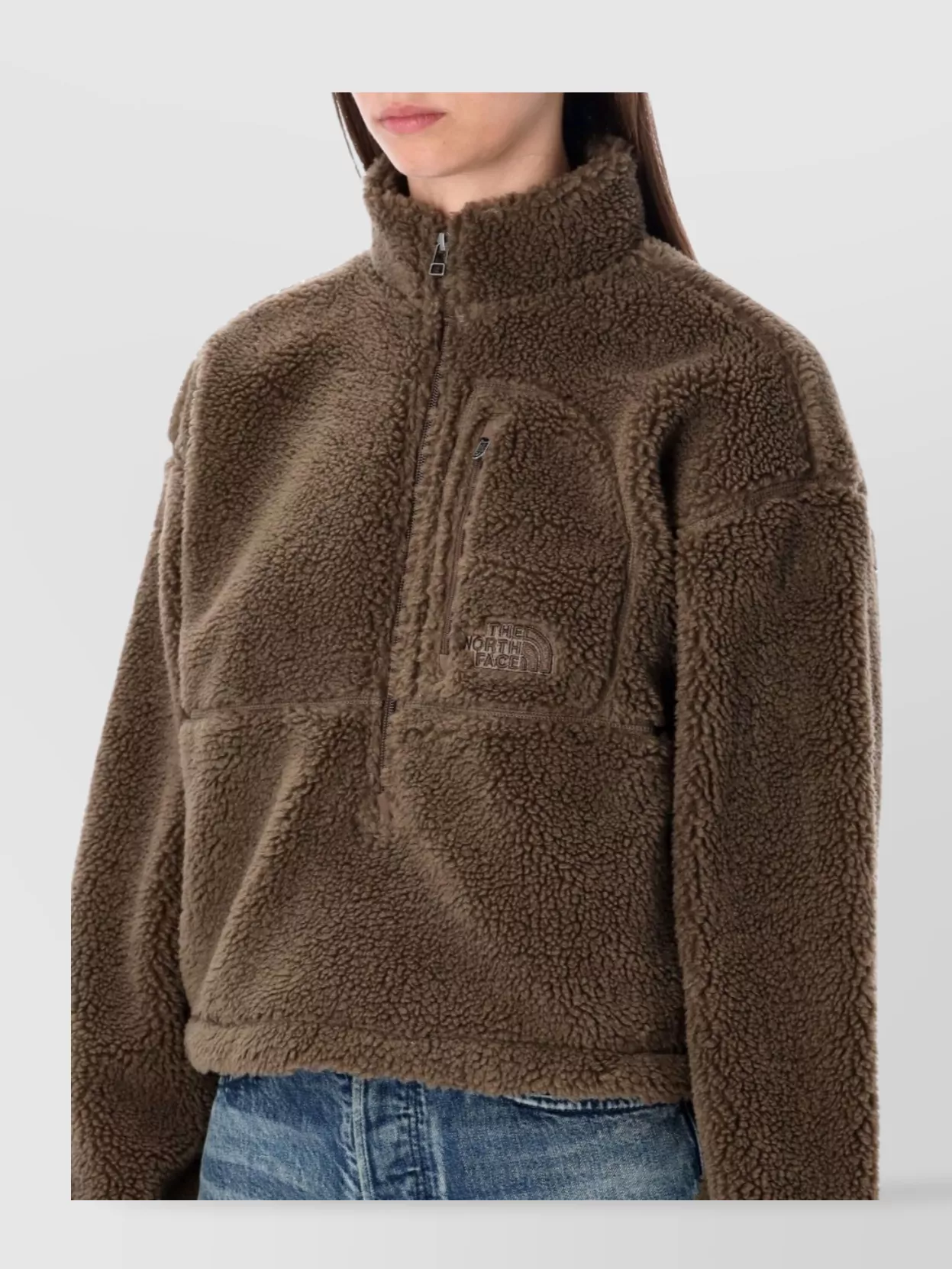 The North Face High Collar Pullover Chest Pocket