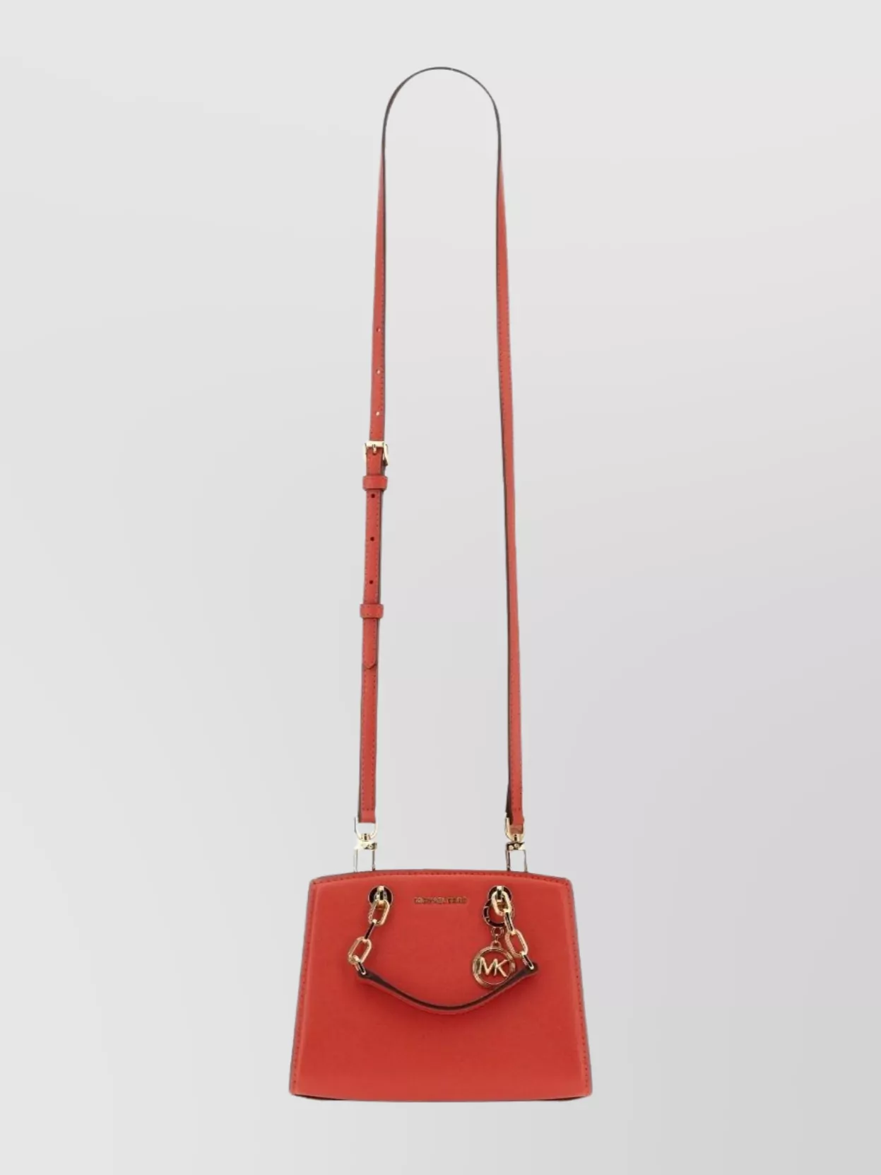 Michael Kors Logo Tote Bag With Chain And Handle