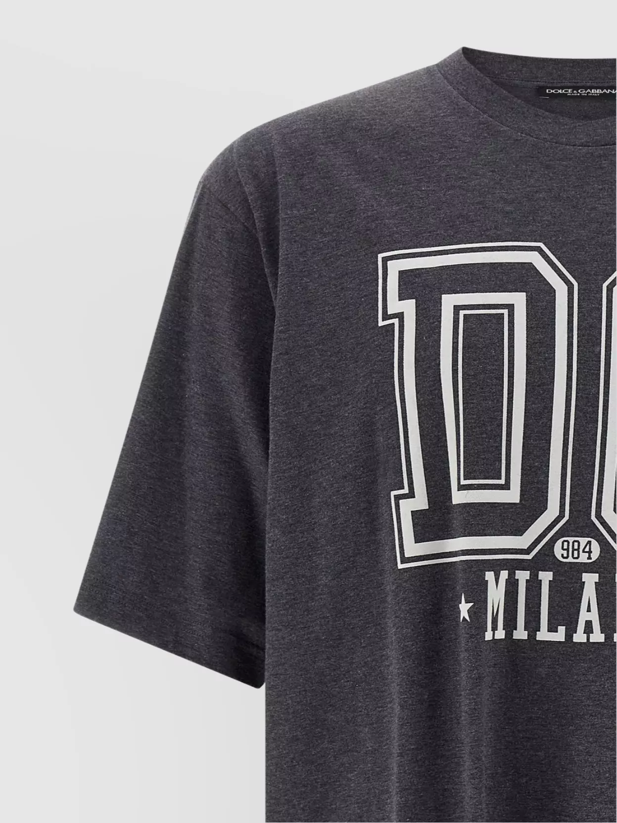 Dolce&Gabbana Graphic Crew Neck Short Sleeve T-Shirt