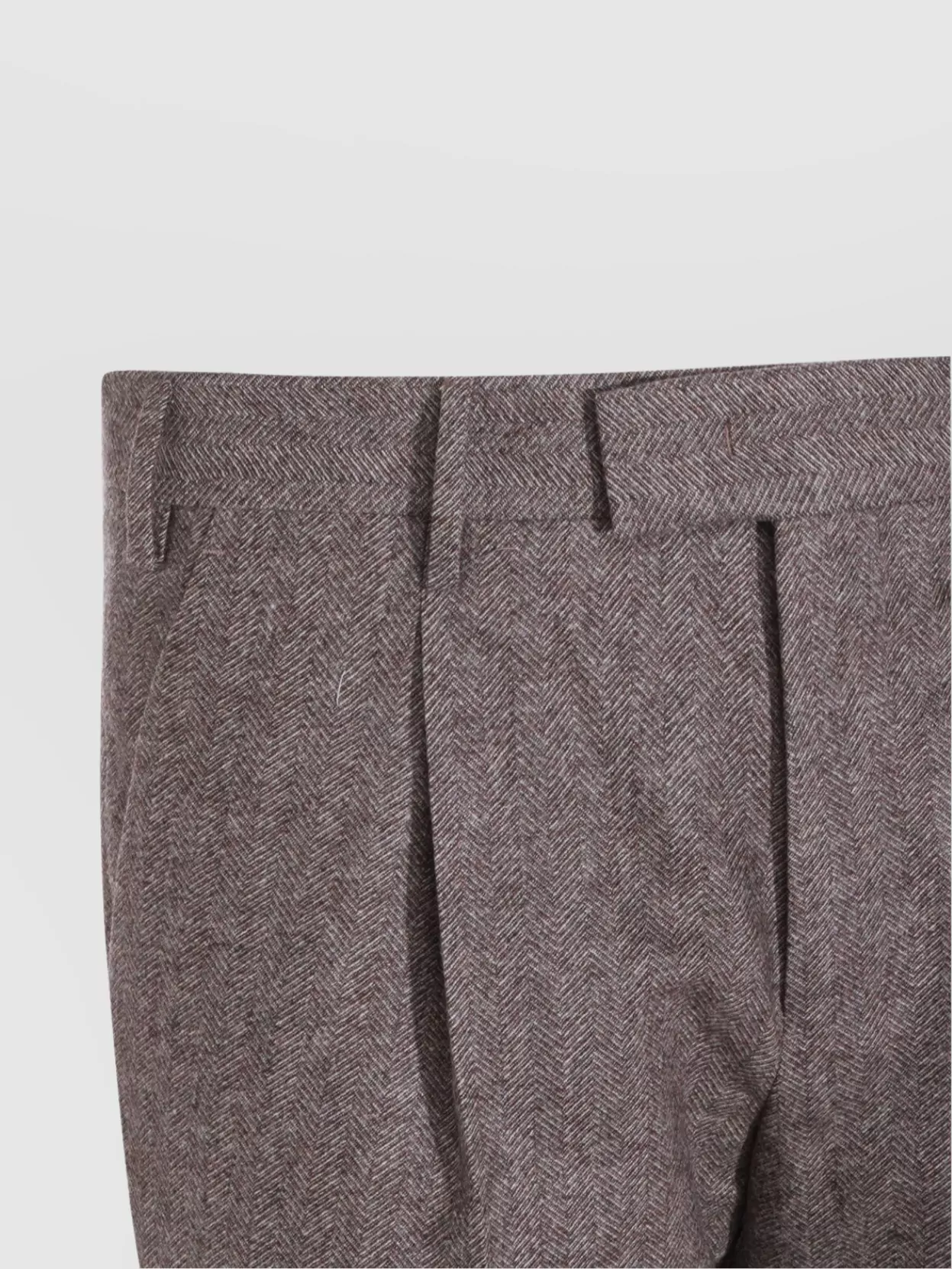 Pt Torino Relaxed Trousers With Pleated Front And Cuffs